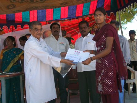 Scholarships 10th class toppers, Pulimamidi, Jan 26th, 2011