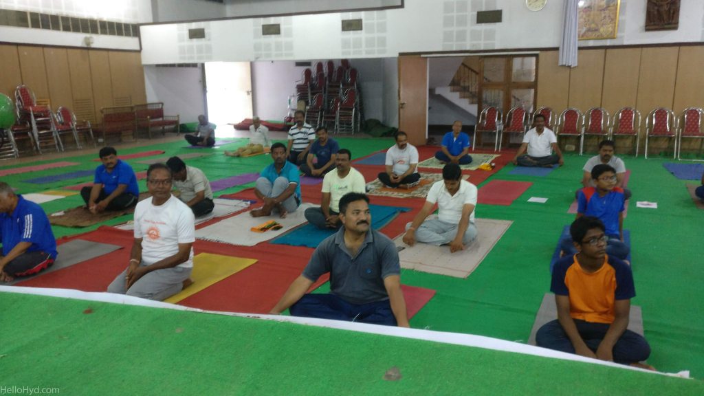 Yoga Day On June 21st 2018 at Marri Krishna Hall